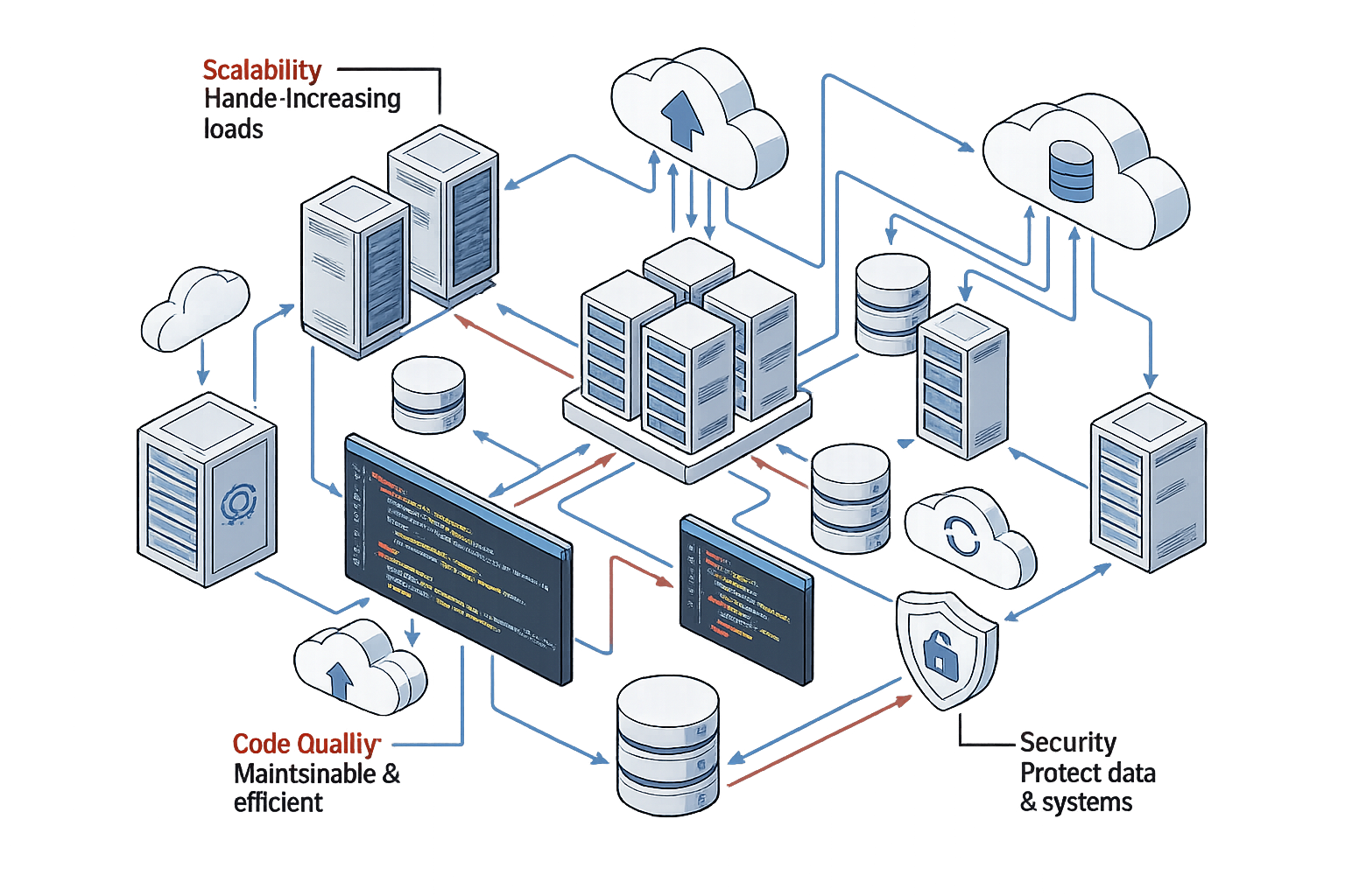 IT consulting illustration